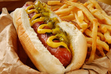 Hot Dog And Fries