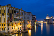 The Grand Canal At The Blue Hour