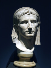 Marble portrait of young Augustus /