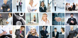 © Acronym - A collage of image with young and smart business people