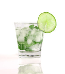 Poster - Mojito drink isolated on white background
