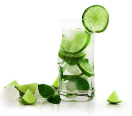 Poster - Mojito drink isolated on white background