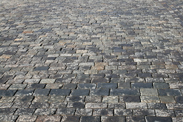 Cobblestone pavement