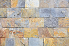 Colorful Stone Brick Wall