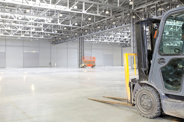 Loader in modern storehouse