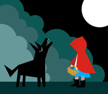 Little Red Riding Hood And The Wolf