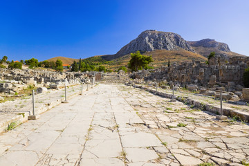 Wall Mural - Ruins of town in Corinth, Greece