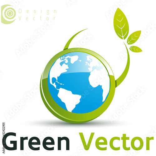 Logo Planete Ecologie Stock Vector Adobe Stock