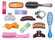 Set of hairpins and hairbrushes