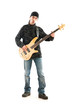 © Elnur - Guitar player isolated on the white background