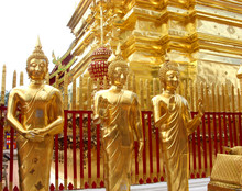 Buddha Statues At Doi Suthep Temple, Chiangmai, Thailand