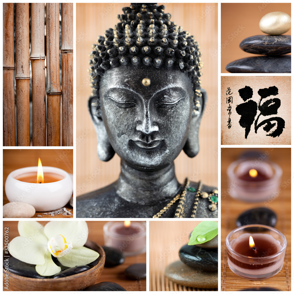 bouddha zen - obrazy, fototapety, plakaty 