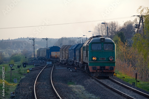 Nowoczesny obraz na płótnie Freight train