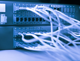 Data transfer by optical fibre information technology.