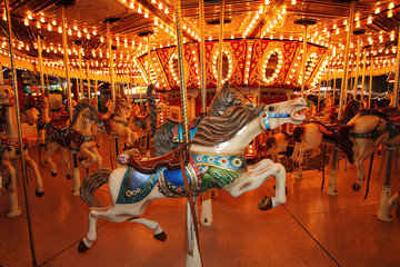 Horses on a Carousal