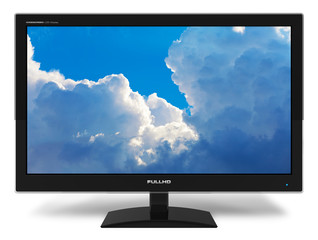 Poster - Widescreen TFT display with blue sky