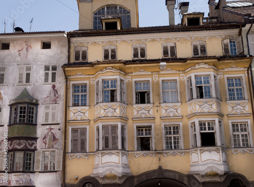 Fotografie, Obraz Město Bolzano v italském Tyrolsku, severní Itálii