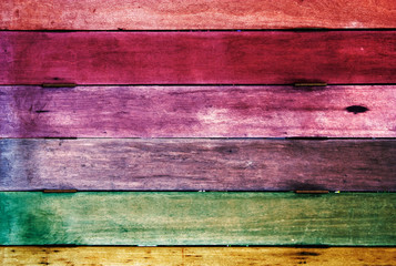 different colorful wood Background