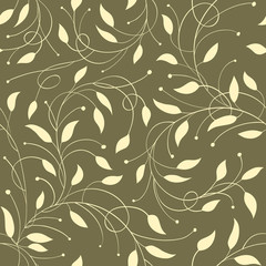 Wall Mural - Seamless floral background, vector EPS8.