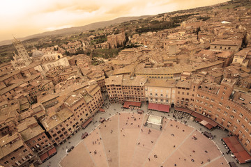 Wall Mural - Siena skyline