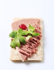 Sticker - Crispbread and liver pate