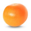 grapefruit over white background