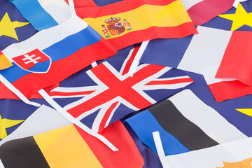 Several country flags