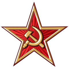 Poster - soviet star