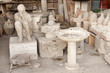 Italy, Pompei. Archaeological finds in the ancient city