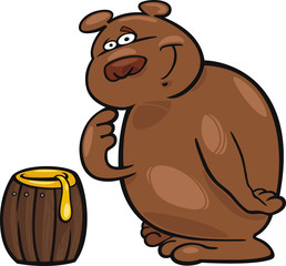 bear and honey