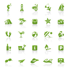 Green Web Icons