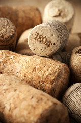 Canvas Print - Wine corks