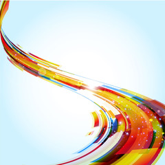 Poster - Abstract Background Vector