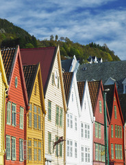 Fototapete - Bergen, Norway