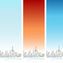 Poster - Chicago Vertical Banner Set