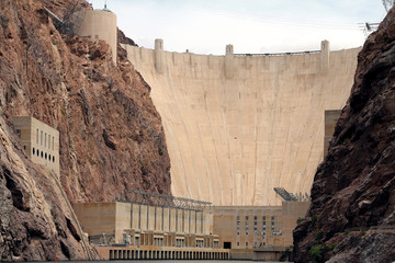 Close up ofHoover Dam