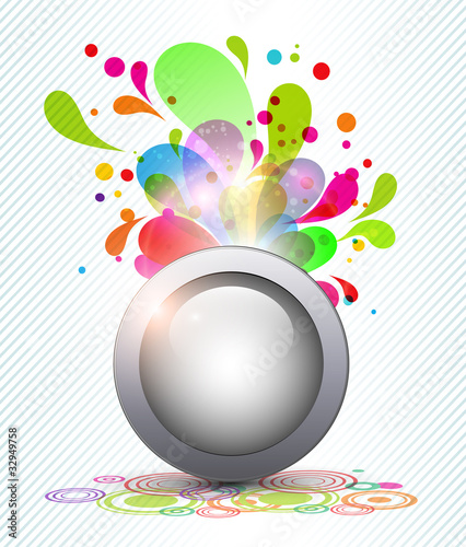 Abstract background color explosion