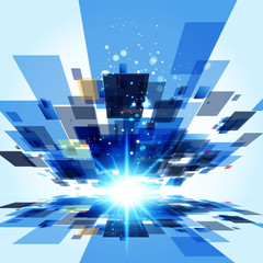 Poster - Abstract Background Vector