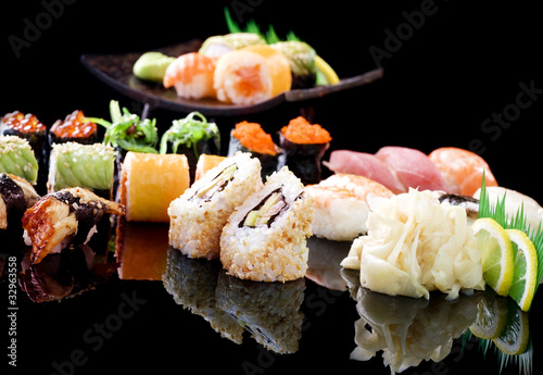 Naklejka na szybę Sushi