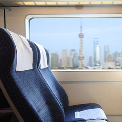 Wall Mural - Inside of Train which named CRH in china