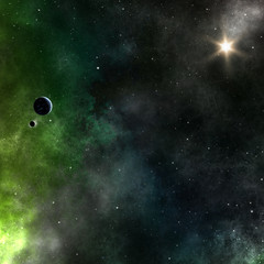 Wall Mural - stars nebula
