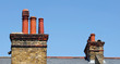 © fasphotographic - Chimney stacks on the roof of a victorian terrace house