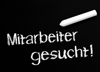 Poster - Mitarbeiter oder Personal gesucht 