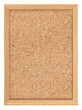Cork board high detail. isolated on white background