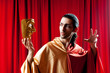 © Elnur - Actor with maks in a funny theater concept