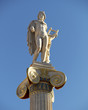 Apollo statue on column, Athens Greece