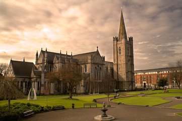 St. Patrick's Cathedral in Dublin, Ireland.