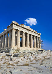 Wall Mural - Parthenon temple in Acropolis at Athens, Greece