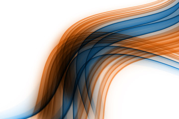 Fototapete - Abstract elegant wave background design with space for your text