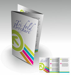 Wall Mural - Tri-fold brochure design